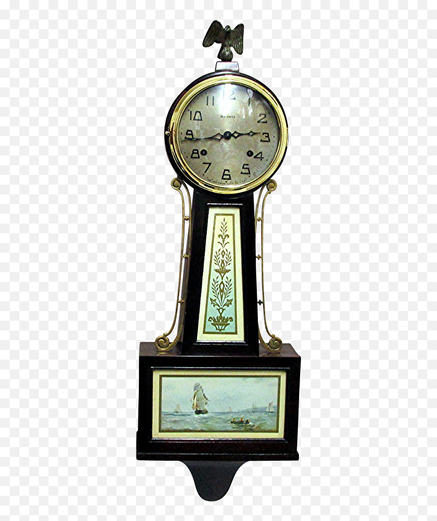 Banjo Clock Png Image Mart - Waterbury Banjo Clock,Banjo Png