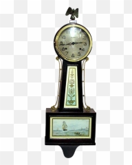 Banjo Clock Png Image Mart - Waterbury Banjo Clock,Banjo Png