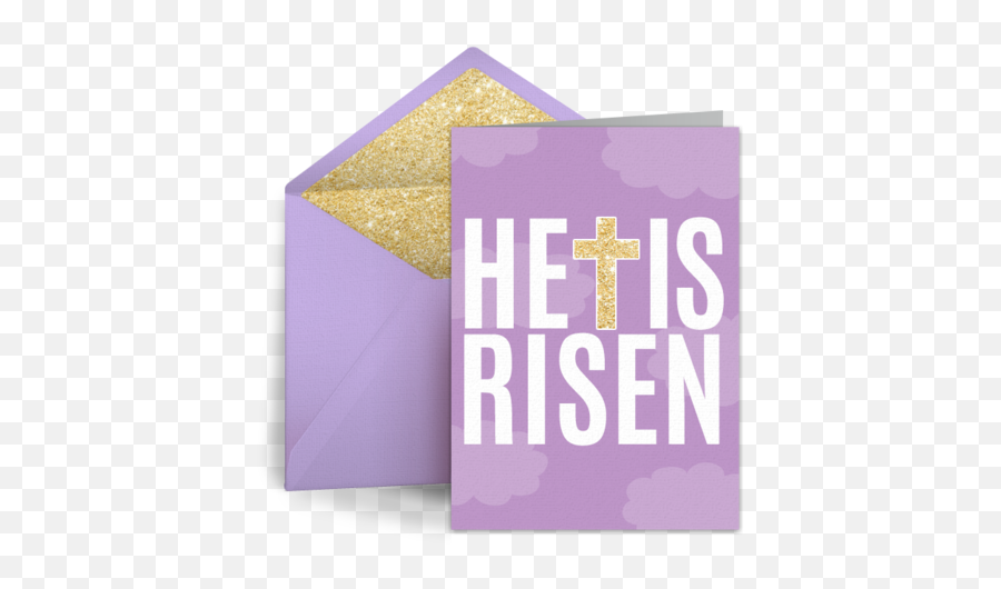 He Is Risen Free Easter Ecard Religious Card - Motive For Murder Podcast Png,He Is Risen Png