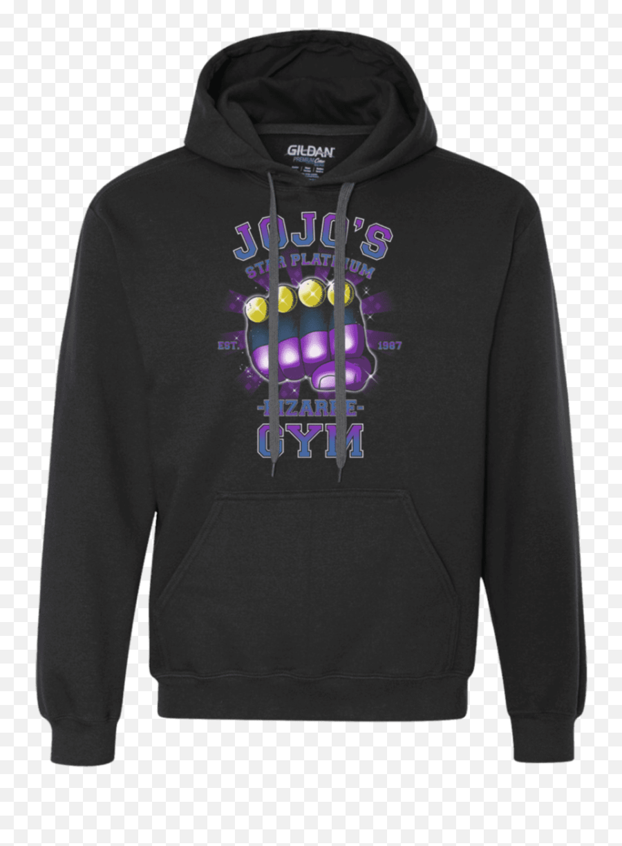 Star Platinum Gym Premium Fleece Hoodie - Hoodie Png,Star Platinum Png