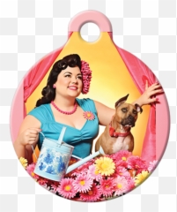 Dog Tag Picture Window - Pinups For Pitbulls Calendar Png,Dog Tag Png