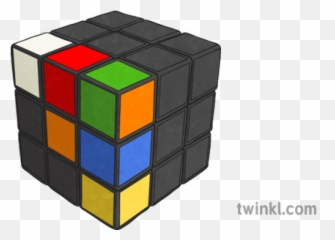 Rubiks Cube Alterable 1 Illustration - Twinkl Solid Png,Rubik's Cube Png