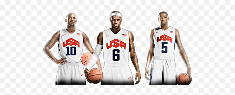 Download Kd Lebron And Kobe Png Image With No Background - 2012 Usa Basketball Team,Lebron Png
