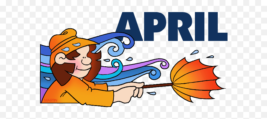 Calendar Clip Art By Phillip Martin April - Months Of The Year March Png,April Png