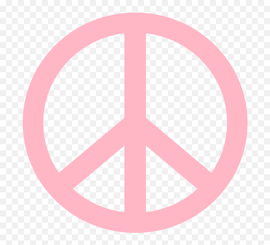 Cherry Blossom Pink Peace Symbol 2 - Peace Symbols Png,Peace Sign Logo