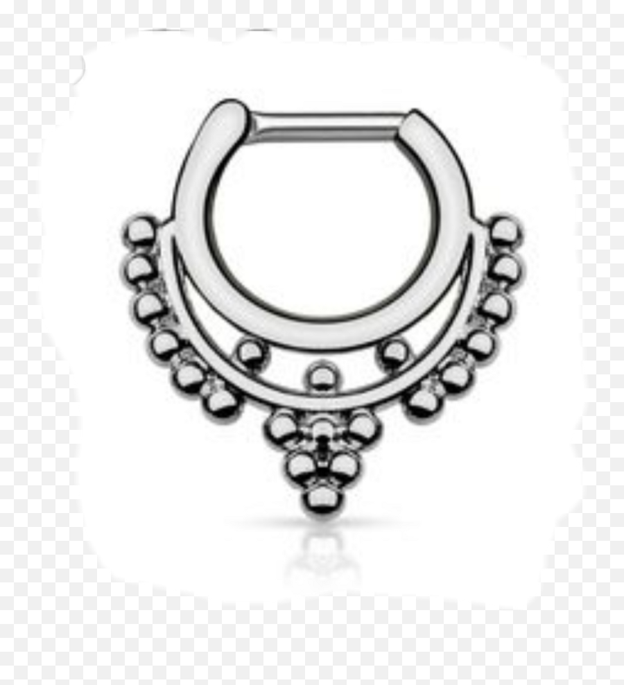 Download Septum Piercing Png Image With - Nose Piercing,Septum Piercing Png