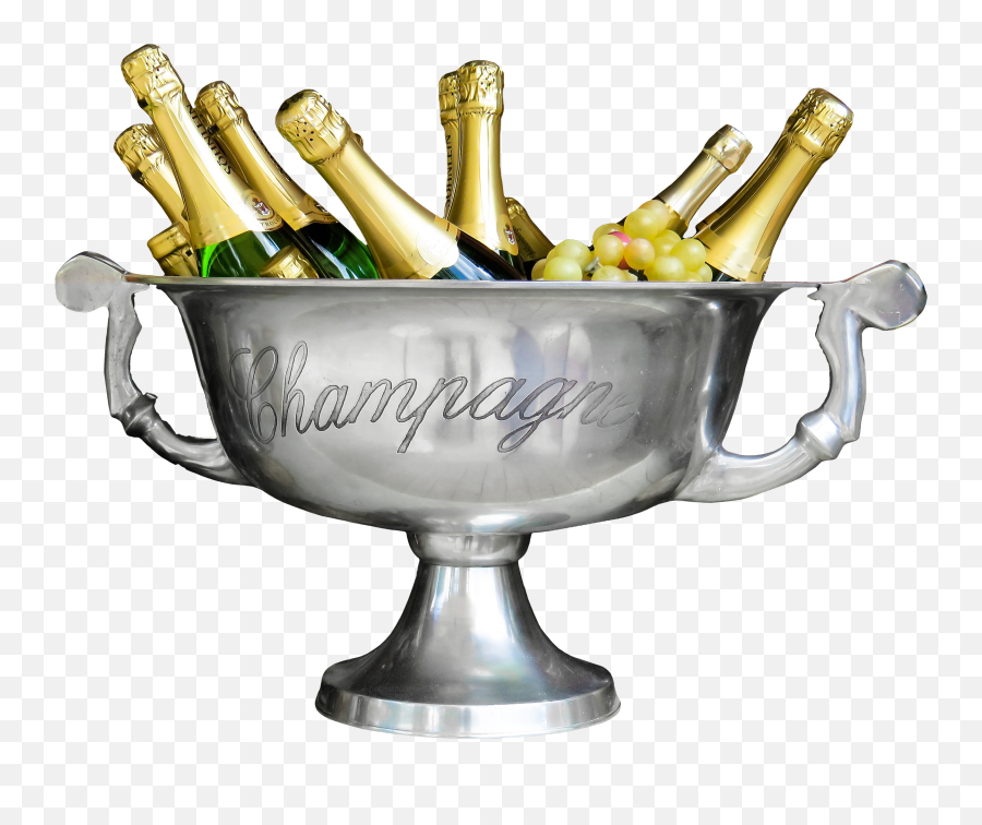 Champagne Bottles In A Cooler New Year - Ukrainian New Year Greeting Cards Png,Champagne Bottle Png