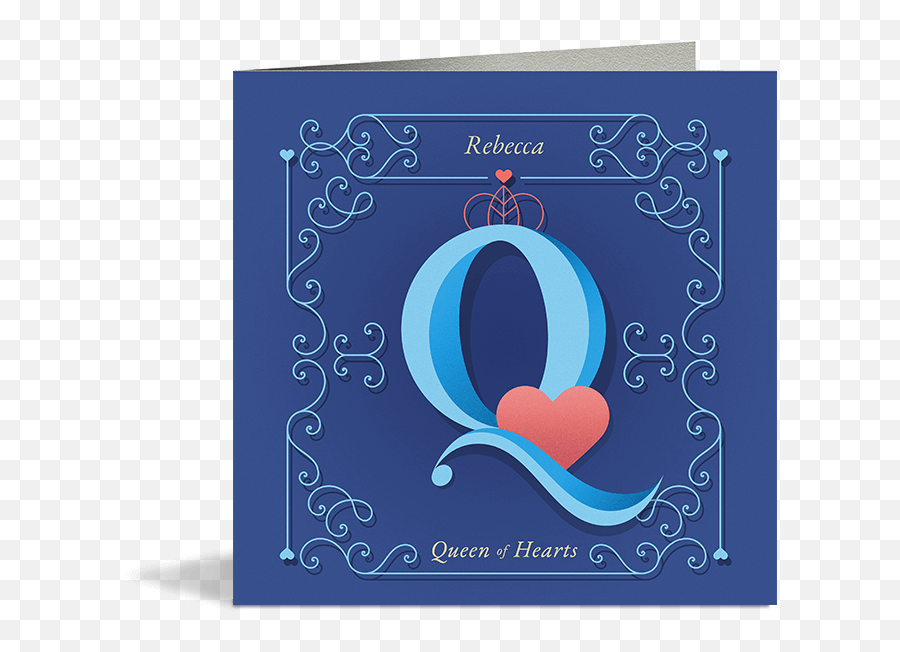 Unique Personalized Cards For Friends - Event Png,Queen Of Hearts Card Png