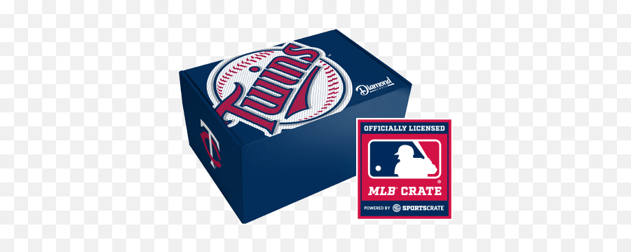 Minnesota Twins Diamond Crate - Dodgers Box Png,Minnesota Twins Logo Png