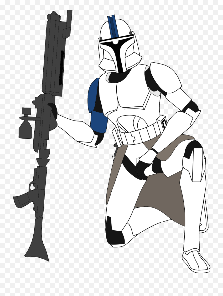Clone Trooper Knight By Fbombheart - Clone Trooper Salute Clone Trooper Clone Wars Png,Clone Trooper Png