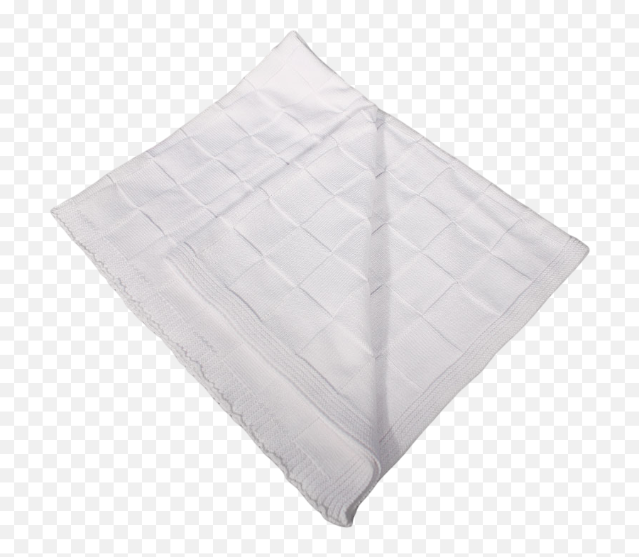 Checkerboard Pattern White 100 Cotton Knit Shawl Blanket Infant Boys Or Girls - Solid Png,Checkerboard Pattern Png