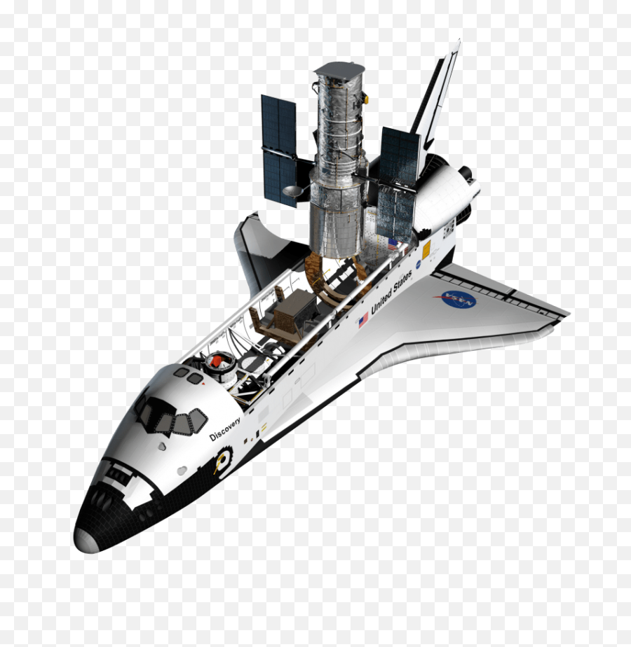 Missile Transparent Png - Stickpng Space Shuttle Hubble Telescope,Missile Transparent