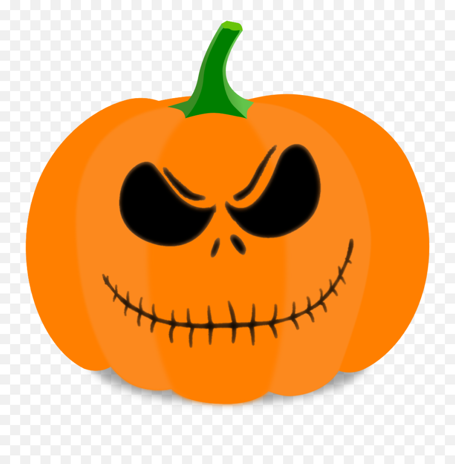 Special Halloween 10 - Jack Skellington Face Pumpkin Free Pumpkin Carving Patterns Png,Pumpkin Vector Png