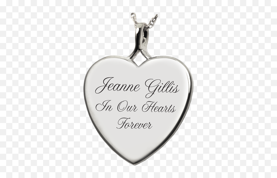 Wholesale Classic Heart Jewelry Text Engraved Pendants - Gold Png,Silver Heart Png