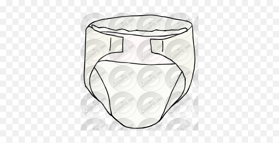 Diaper Picture For Classroom Therapy Use - Great Diaper Illustration Png,Diaper Png