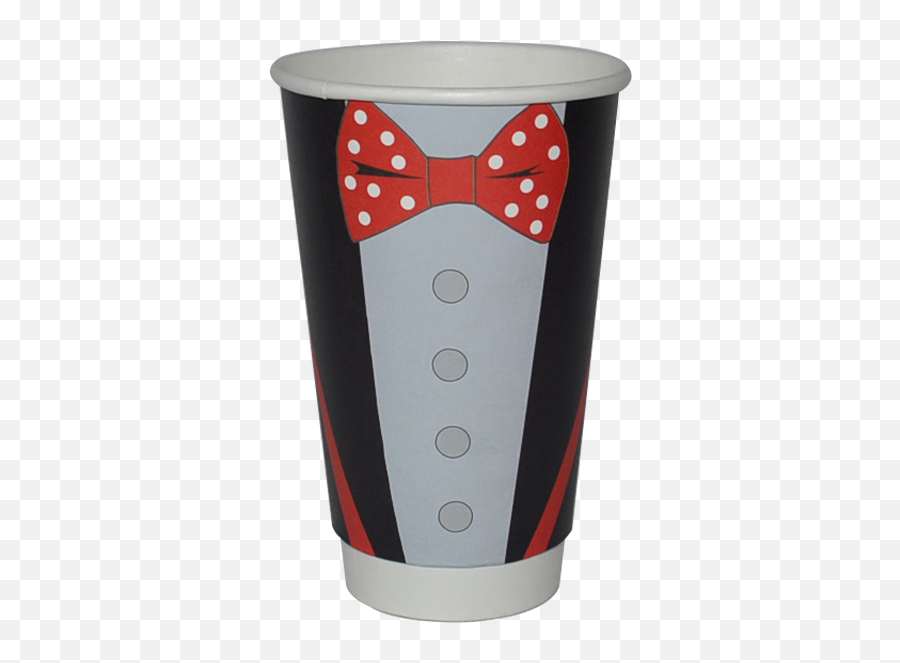Download 10oz Double Insulated Paper Cups - 16oz Double Wall Polka Dot Png,Double Cup Png