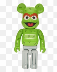 Medicom Oscar The Grouch Muppet - Palm Angels Bearbrick png