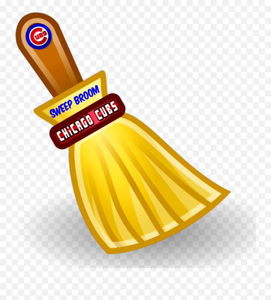 Broom Clipart Baseball Sweep - Clear Icon Png,Cubs Png