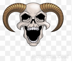 Download Play Slideshow - Devil Skull Png Full Size Png Devil Png Skull,Png Skull