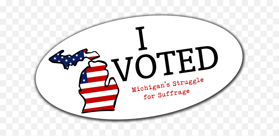 Who Can Vote - Michiganology Voted Sticker 2020 Michigan Png,Michigan Outline Transparent