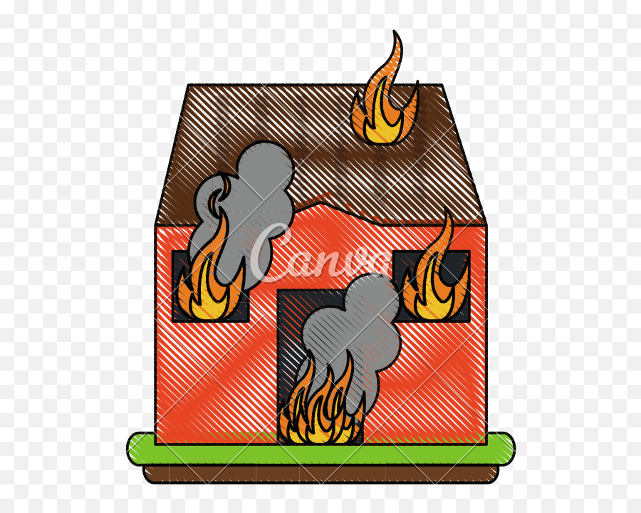 House - Icons By Canva Cartoon Png,Fire Vector Png