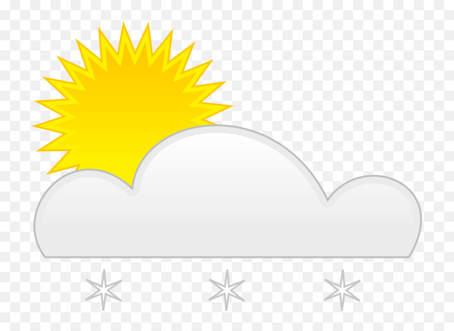 Free Clipart - 1001freedownloadscom Snow And Sun Cartoon Png,Free Weather Icon For Desktop