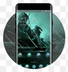 Dark Green Gothic Free Android Theme U2013 U Launcher 3d - Realme Icon Packs png