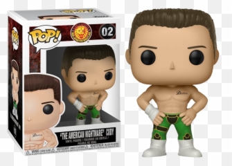 New Japan Pro Wrestling - The American Nightmare Cody Bullet Club Pop Vinyl Figure Kenny Omega Funko png