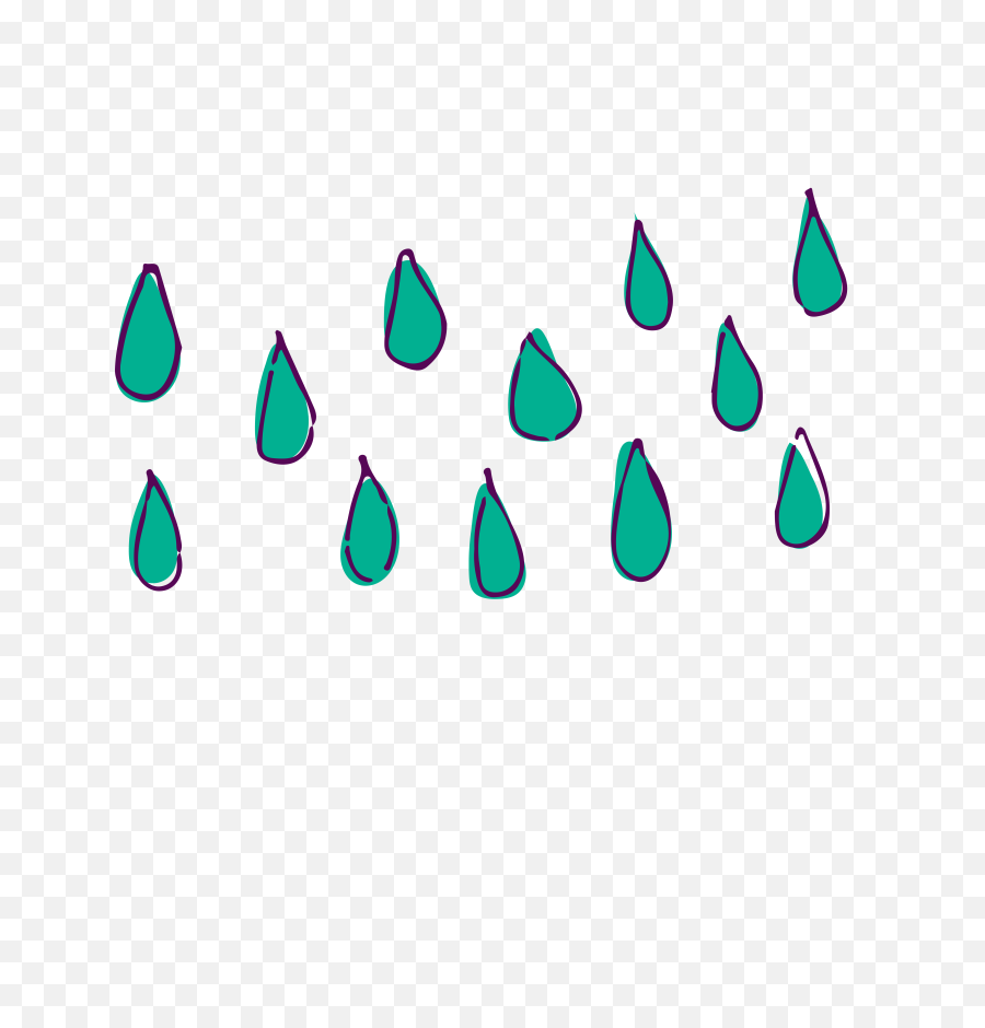 Download Drawing Raindrops Cartoon - Cartoon Rain Drop Png,Raindrops Png