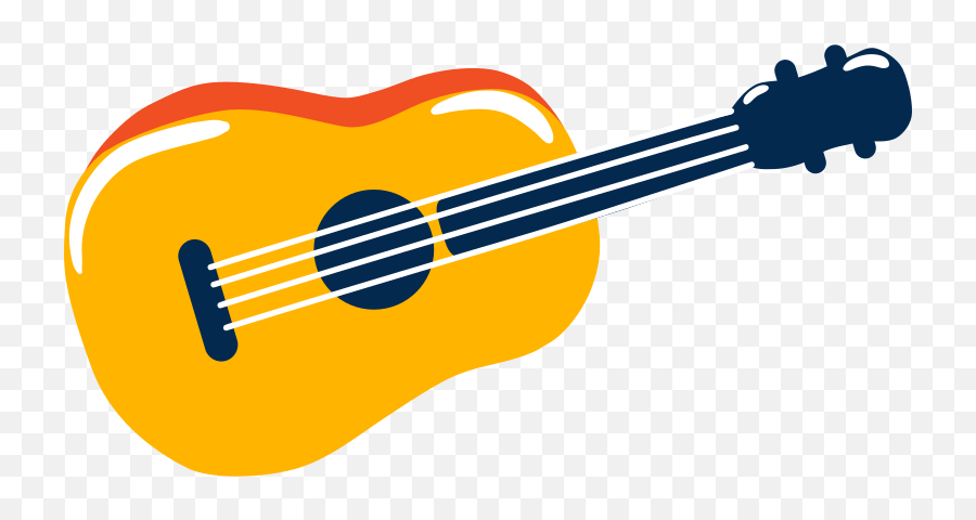 Ukulele Illustration In Png Svg - Ukulele Vector Png,Folk Music Icon