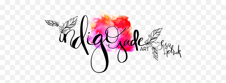 Indigojade Art Home By Lisa Hetrick - Whimsical Flowers Watercolor Paintings Png,Watercolor Instagram Logo