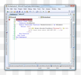 Interesting Use Of Xml Literals As A View Engine Youu0027ve - Vertical Png,Vb.net Icon