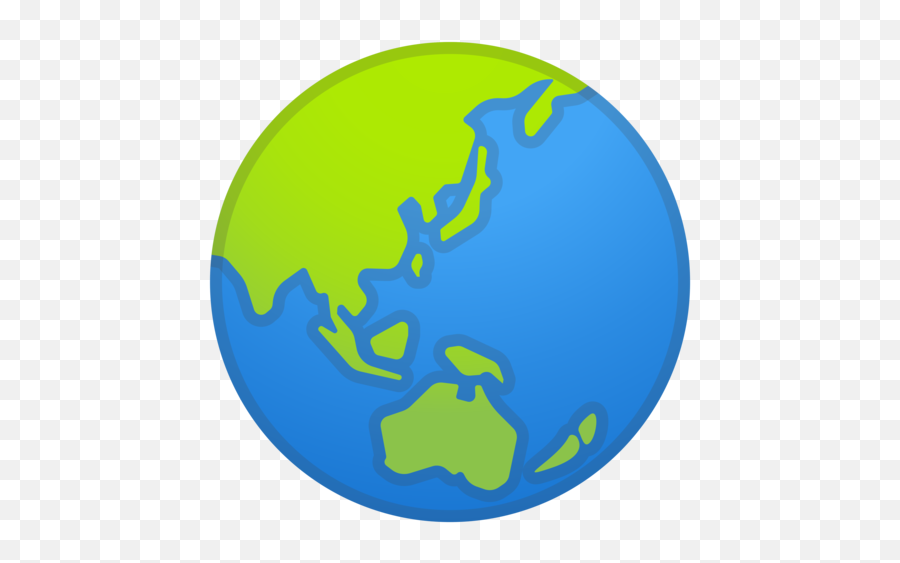 Globe Showing Asia - Australia Emoji Emoji Png,Where Is Google Earth Icon