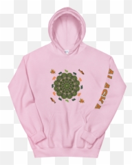 Green Bear Mandala Unisex Hoodie The Happy Hippie Png