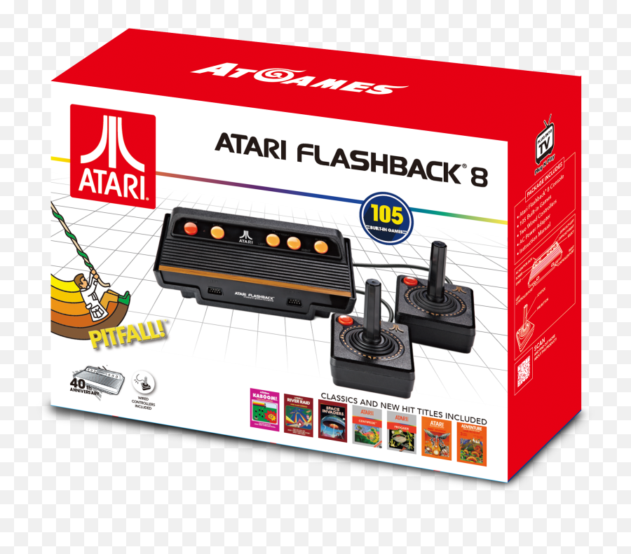 Atari Flashback 8 Classic Game Console - Atari Flashback Games List Png,Atari Png