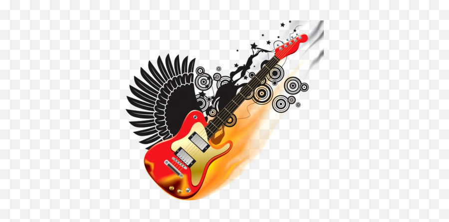 Bass Guitar Vector - Music Vector Art Png Full Size Png Vector Music Png Logo,Bass Png