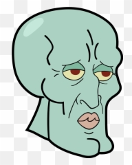 Funny Png Images Transparent Free For - Handsome Squidward Png