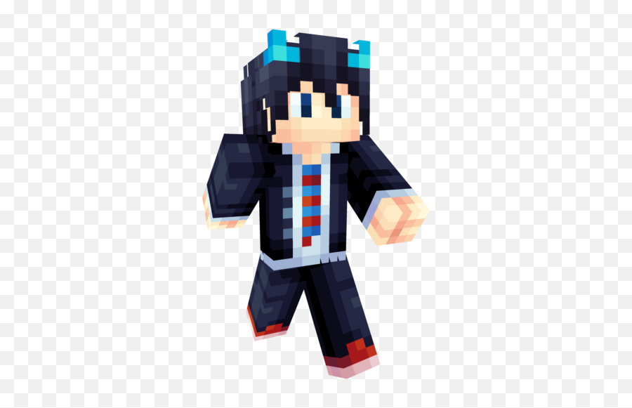 Rin Okumura Minecraft Skin - Minecraft Skin Ao No Exorcist Png,Rin Okumura Png