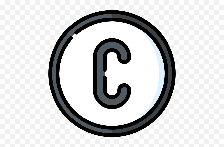 Copyright Icon - Circle Png,Copyright Logo Text
