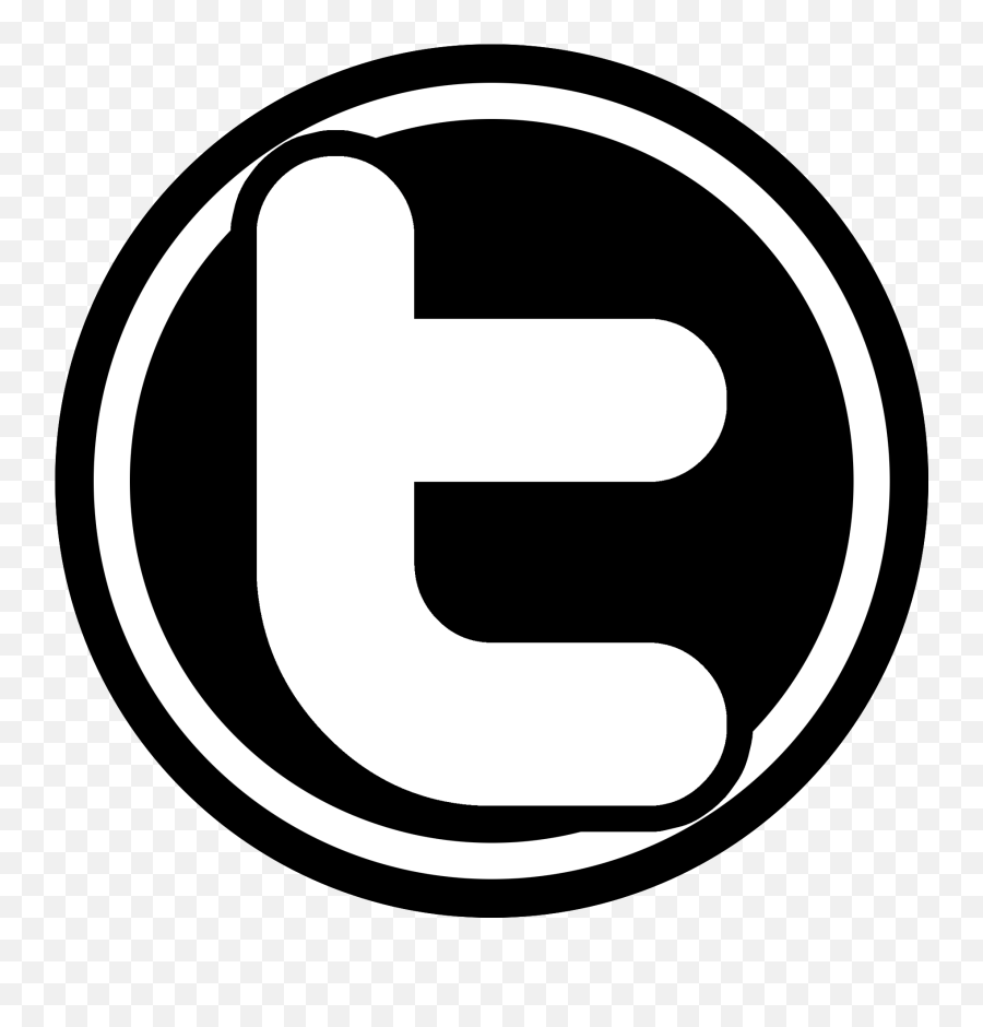 Twitter Black And White Icon Free Image - Preto Logo Do Twitter Png,Twitter Logo Black And White