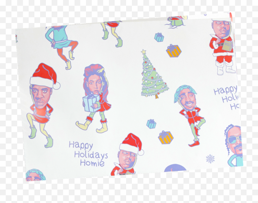 Happy Holiday Wrapping Paper - Illustration Png,Happy Holidays Png