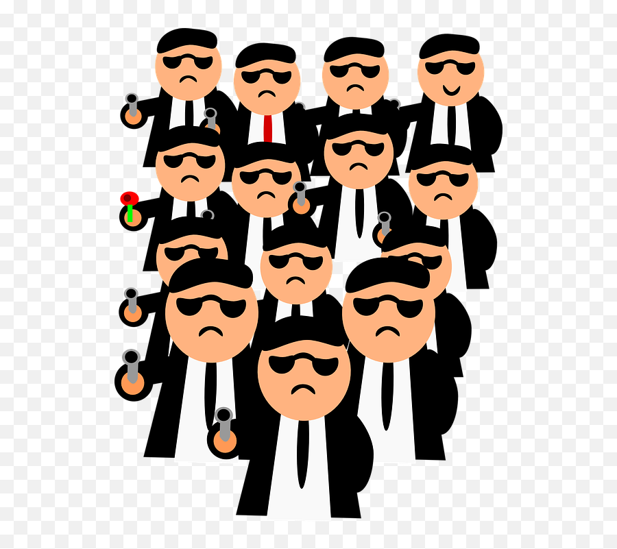 Men Gangster Robbery - Free Vector Graphic On Pixabay Gang Of People Cartoon Png,Gangster Png