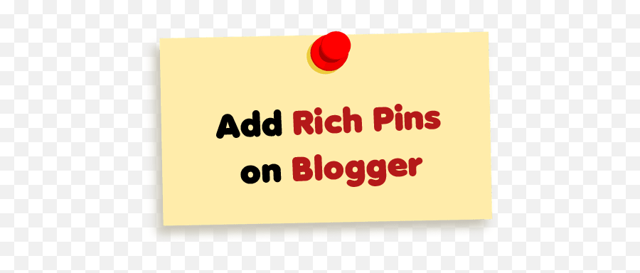 How To Add Pinterest Rich Pins - Graphic Design Png,Blogger Png