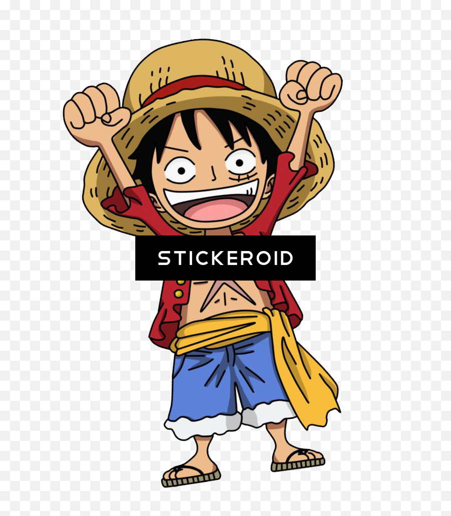 One Piece Chibi Manga - Luffy One Piece Png Clipart Full One Piece Luffy Cartoon,Monkey D Luffy Png