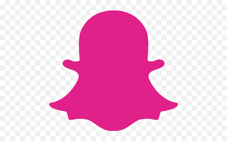 Snapchat Icon Png - Pink Snapchat Logo Transparent,Snapchat Ghost Transparent