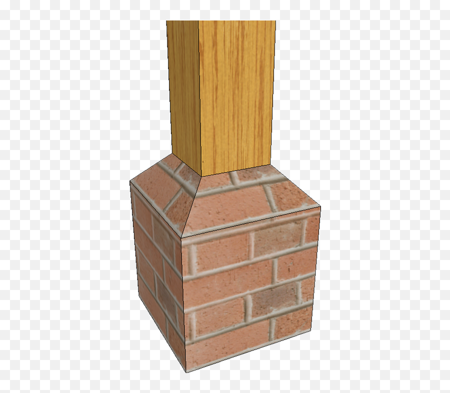 Download Brick Pier For Standard Post Png Image With No - Lumber,Pier Png