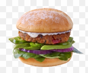 Fast Food Tofu Burger Png Clipart - Bun,Food Clipart Png
