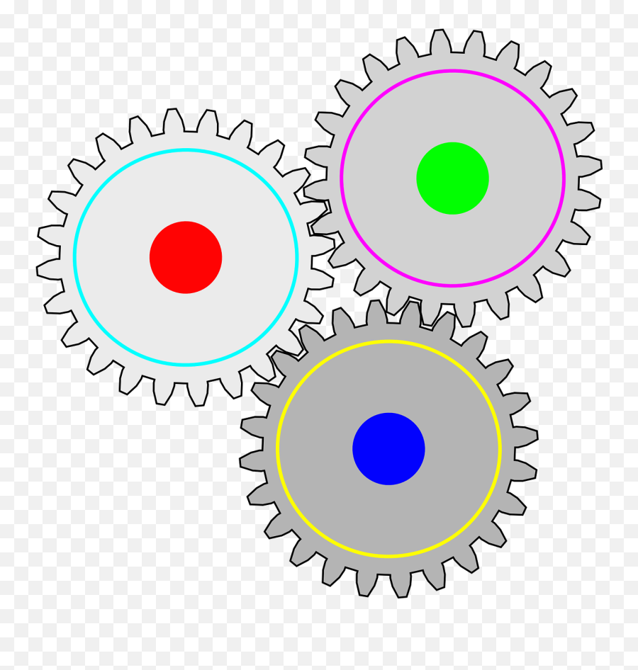 Gears Cogs Connected - Gears Clip Art Png,Cogs Png