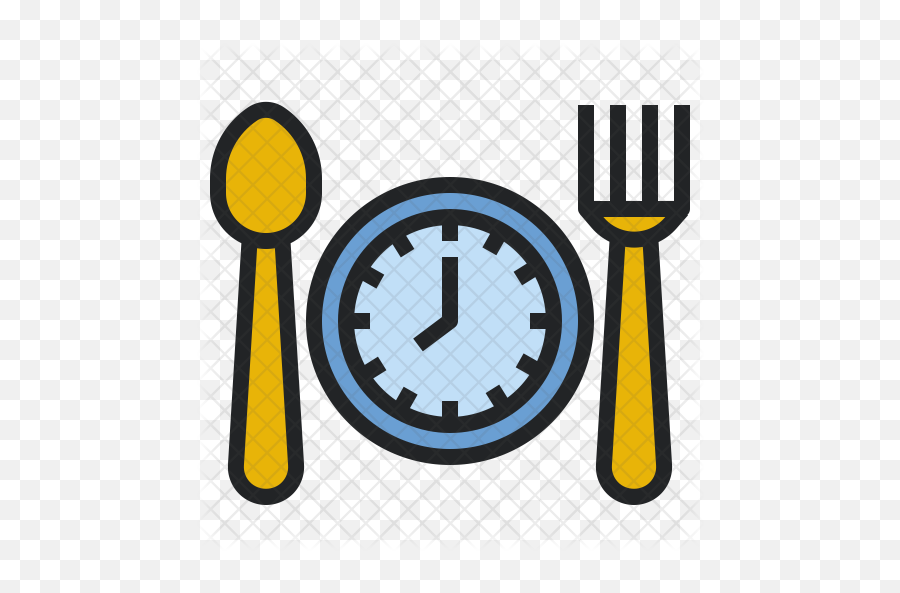 Eat Routine Icon Of Colored Outline - Clock With Question Mark Png,Eat Png