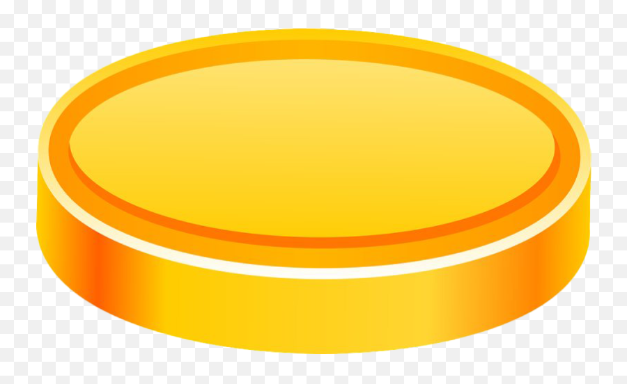 Plain Game Gold Coin Png Clipart - Circle,Plain Png